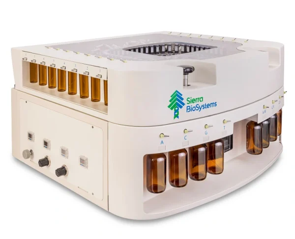 Sierra BioSystems Shasta Oligo - Photo of the Shasta DNA/RNA Synthesizer