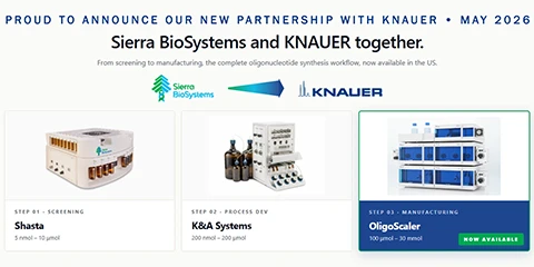 Sierra BioSystems & Knauer Partnership